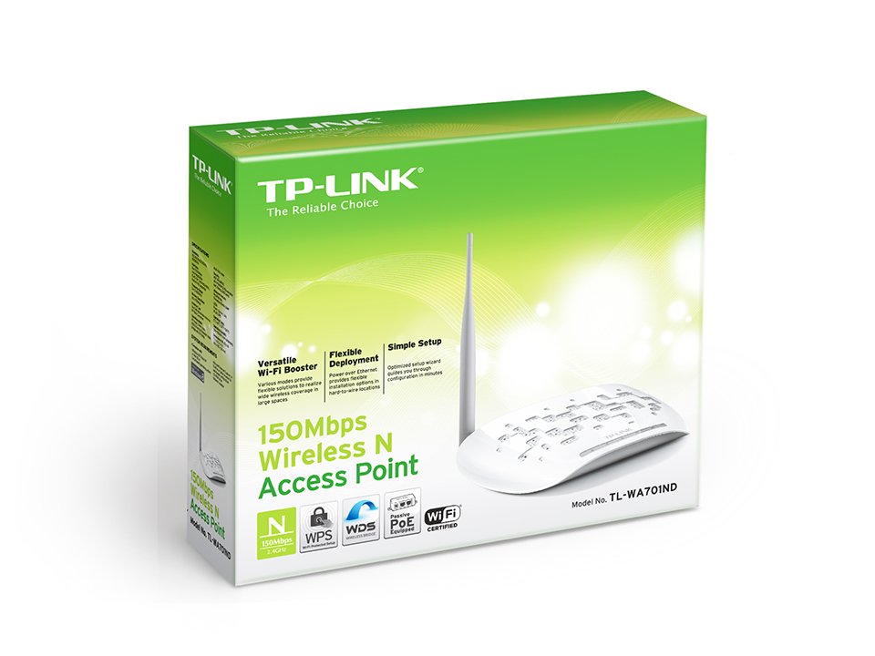 ACCESO PUNTO INALAMBRICO N TP-LINK  TL-WA701ND  150 MBPS